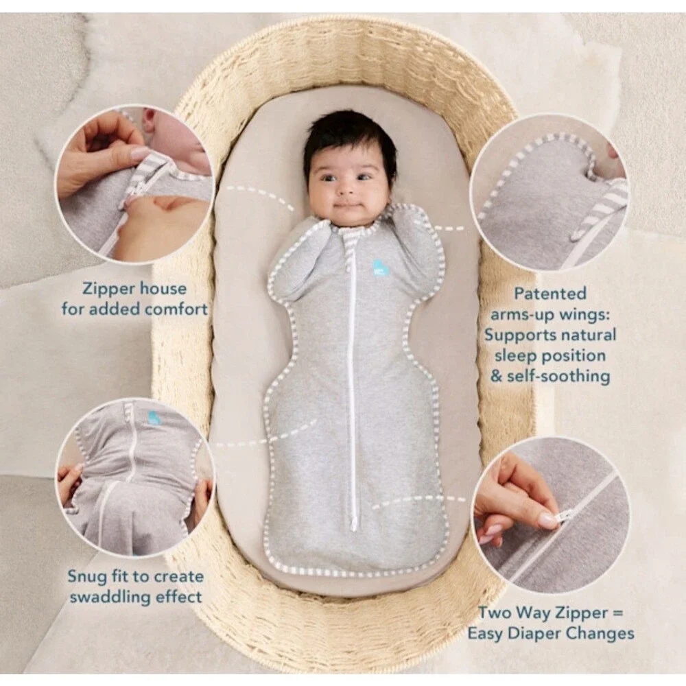 Baby Sleep Sack 1.0 TOG Snug Fit baby Essentials denim blue boy Love to Dream M